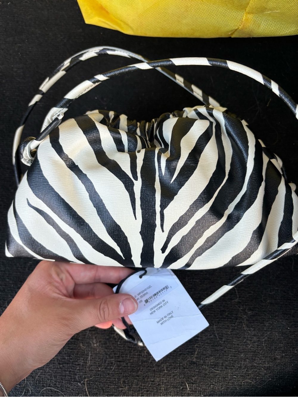 Mansur Gavriel Zebra Print crossbody Bag - Black & White
